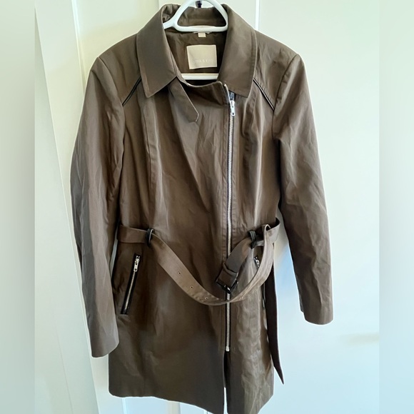 Soia & Kyo Brown Wool Blend Belted Coat - Picture 1 of 4